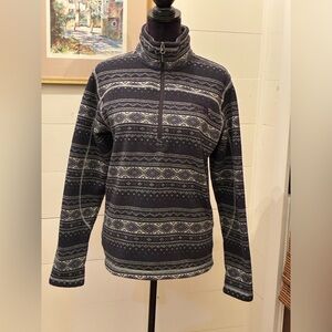 North Face Aztec 1/4-Zip Fleece – Women’s Small P cozy outdoor vibes